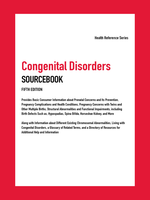 Title details for Congenital Disorders by Kevin Hayes - Available